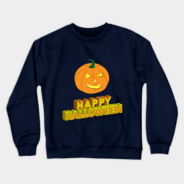 Happy Halloween! Crewneck Sweatshirt by dblaiya